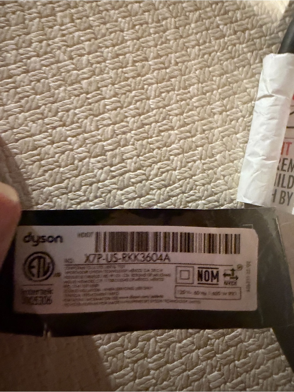 Dyson Purple Handheld Styler with Multiple Attachments - Picture 3 of 4